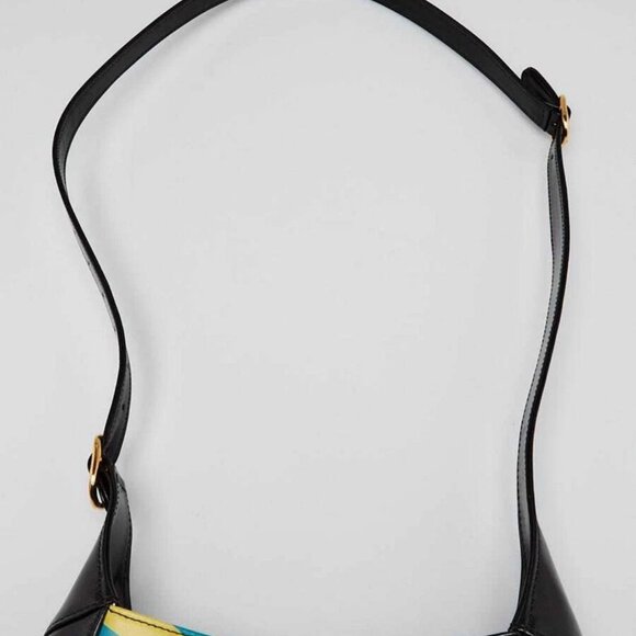 Gucci Black/Multicolored Geometric Printed Leather Jackie 1961 Small Shoulder... - Picture 6 of 11